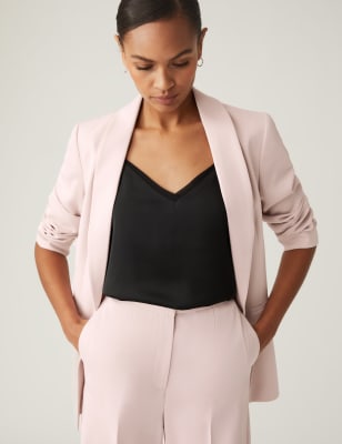 Satin Relaxed Blazer