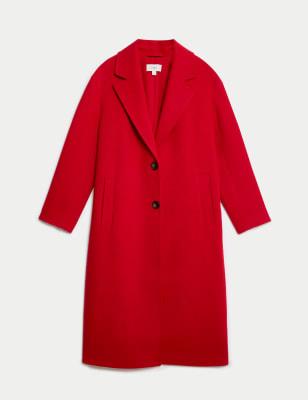 Single Breasted Longline Tailored Coat with Wool 4 of 6