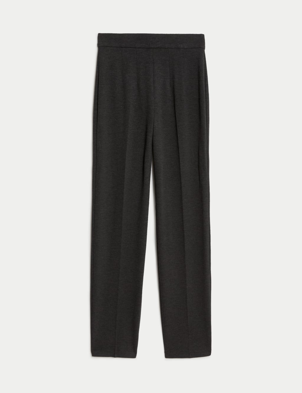 Jersey Straight Leg Trousers with Stretch image 2