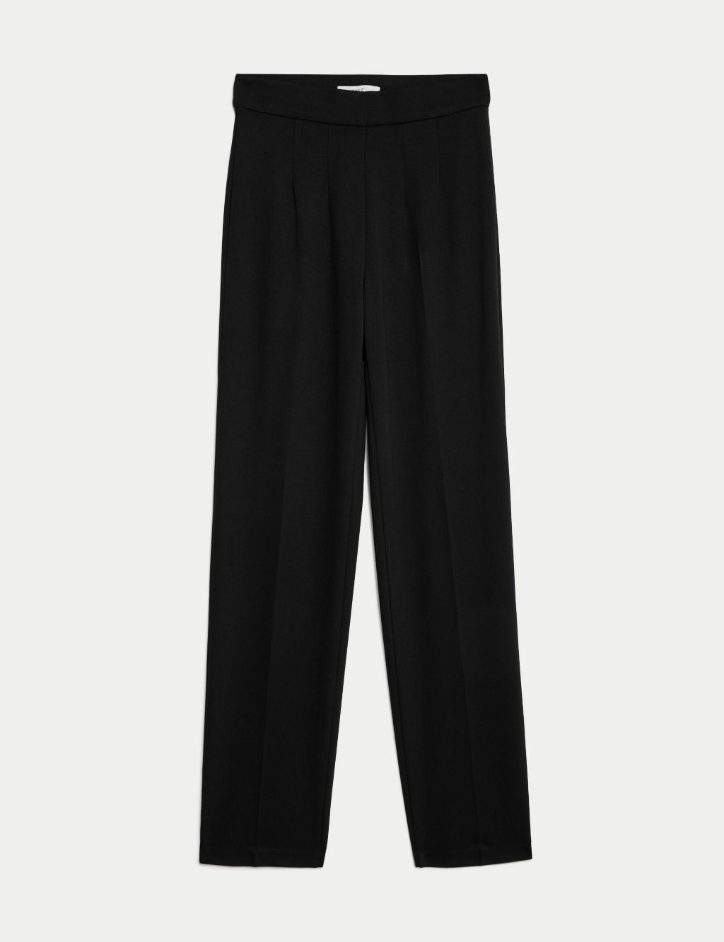 Jersey Straight Leg Trousers with Stretch image 2