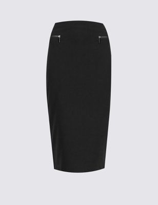 Zipped Pocket Pencil Skirt | M&S Collection | M&S