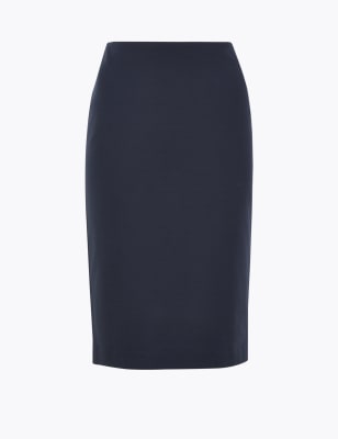 Navy blue skirt shop marks and spencer