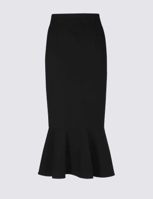 Midi mermaid 2025 pencil skirt