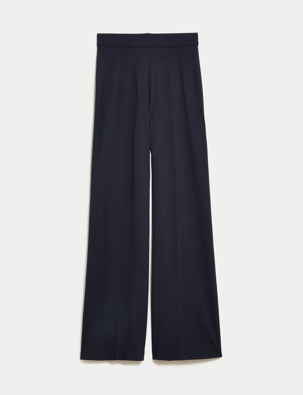 Jersey Wide Leg Trousers with Stretch image 2