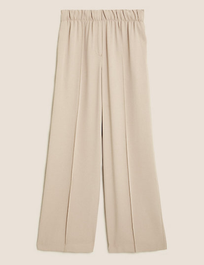 Wide Leg Relaxed Trousers
