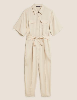 Belted Utility Jumpsuit | M&S Collection | M&S