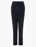 Drawstring Tapered Ankle Grazer Trousers