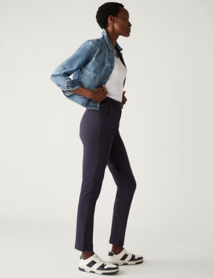 Signature Fit Slim Ankle Pant - Ponte