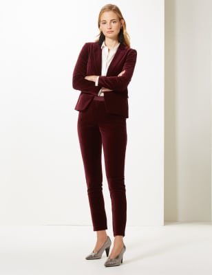 slim leg trousers