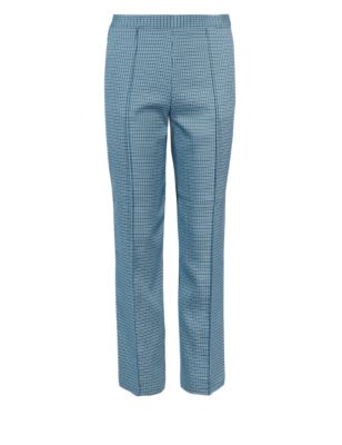 Dogtooth Checked Tapered Leg Trousers | Classic | M&S
