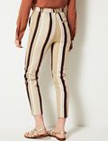 Mia Slim Striped 7/8th Trousers