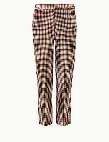 Evie Checked 7/8th Trousers