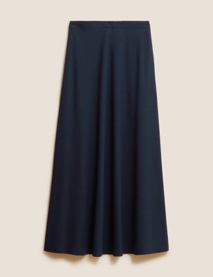 

Womens M&S Collection Maxi A-Line Skirt - Dark Navy, Dark Navy