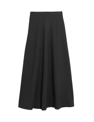 

Womens M&S Collection Maxi A-Line Skirt - Charcoal, Charcoal