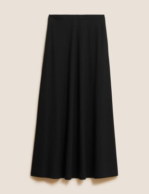 

Womens M&S Collection Maxi A-Line Skirt - Black, Black