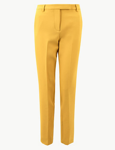 Mia Slim Side Stripe Ankle Grazer Trousers | M&S Collection | M&S