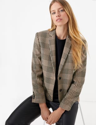Blazer &agrave; carreaux