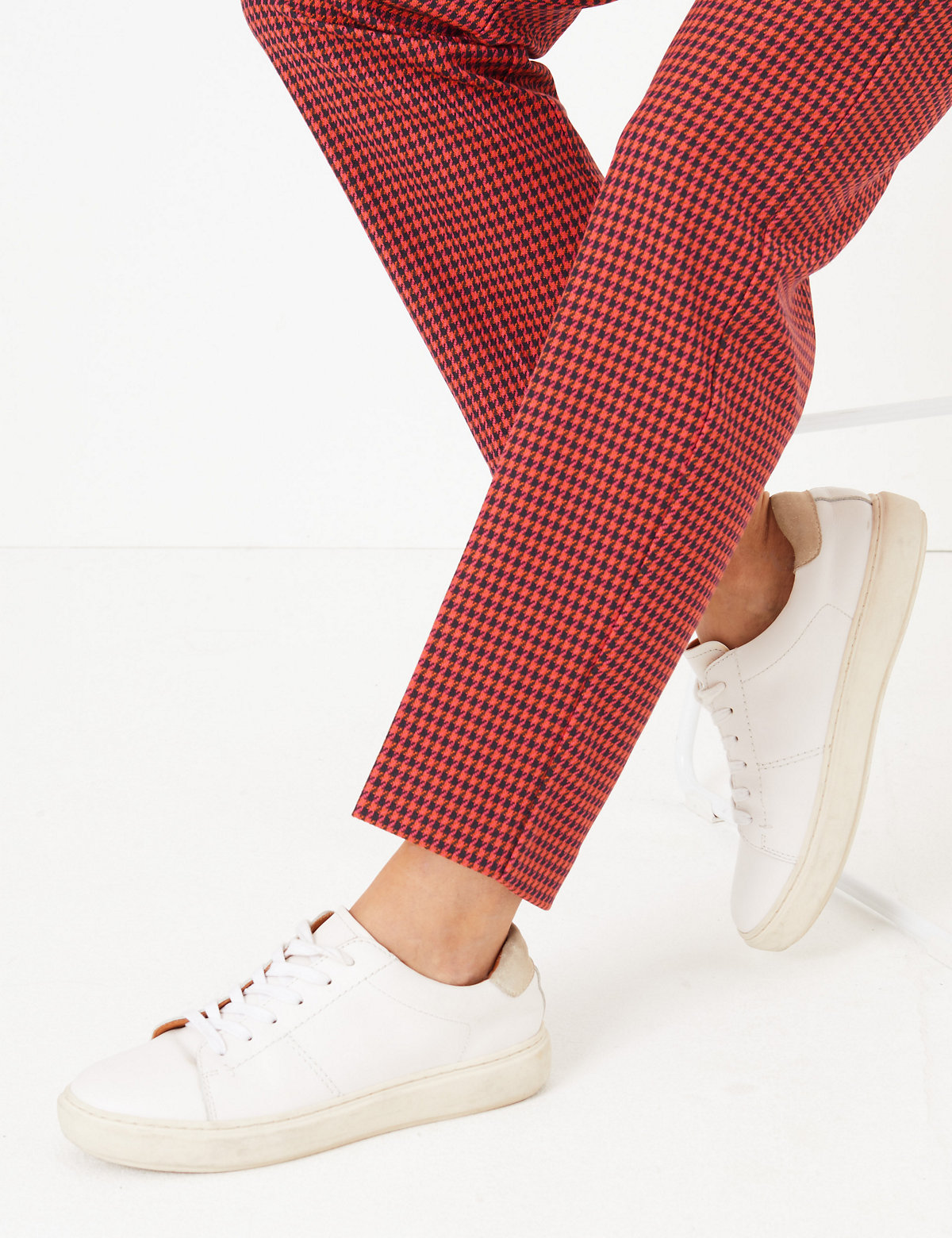 Freya Dogtooth Straight Fit Trousers