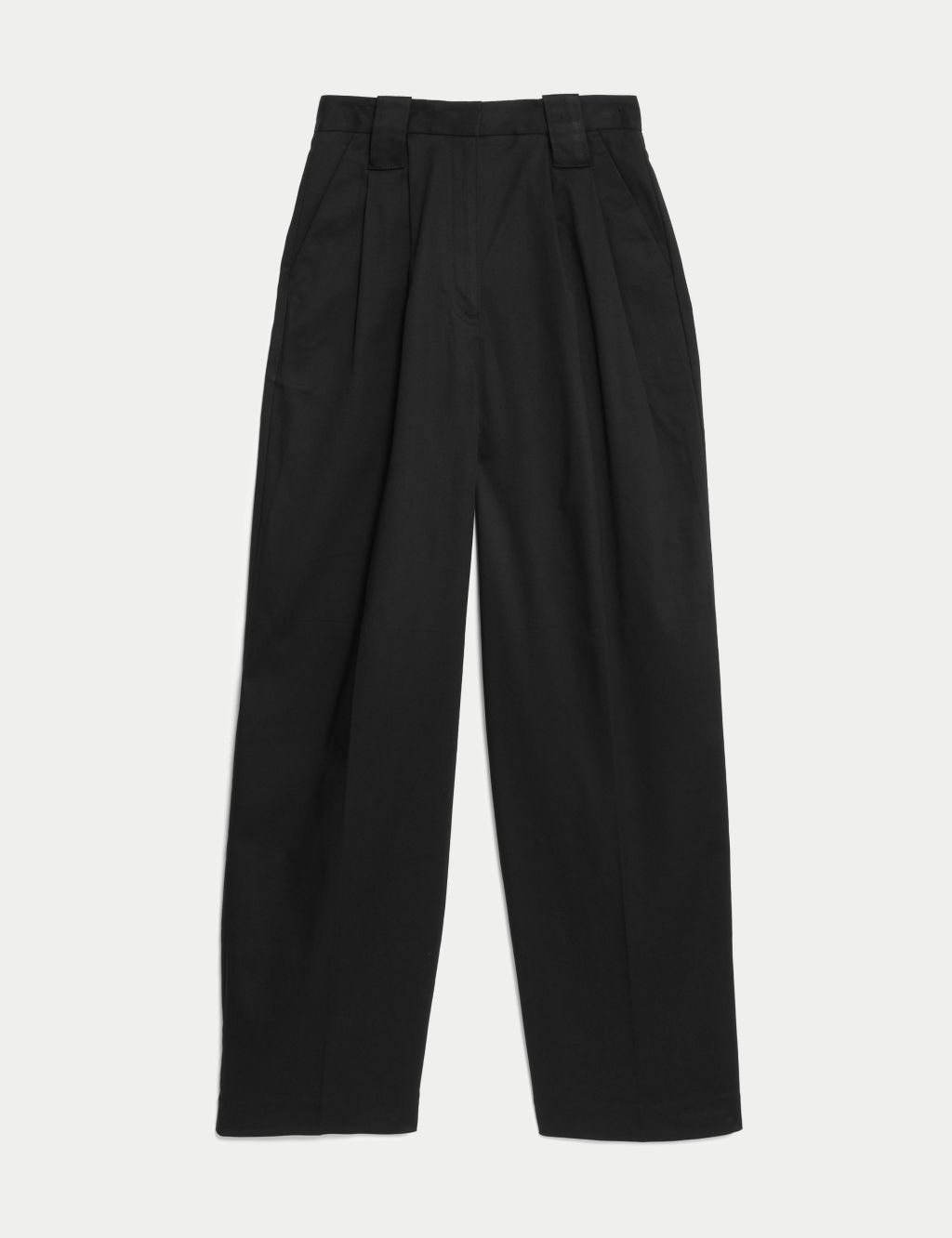 Lyocell Rich Pleated Wide Leg Trousers image 2