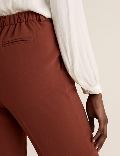Crepe Tapered 7/8 Trousers