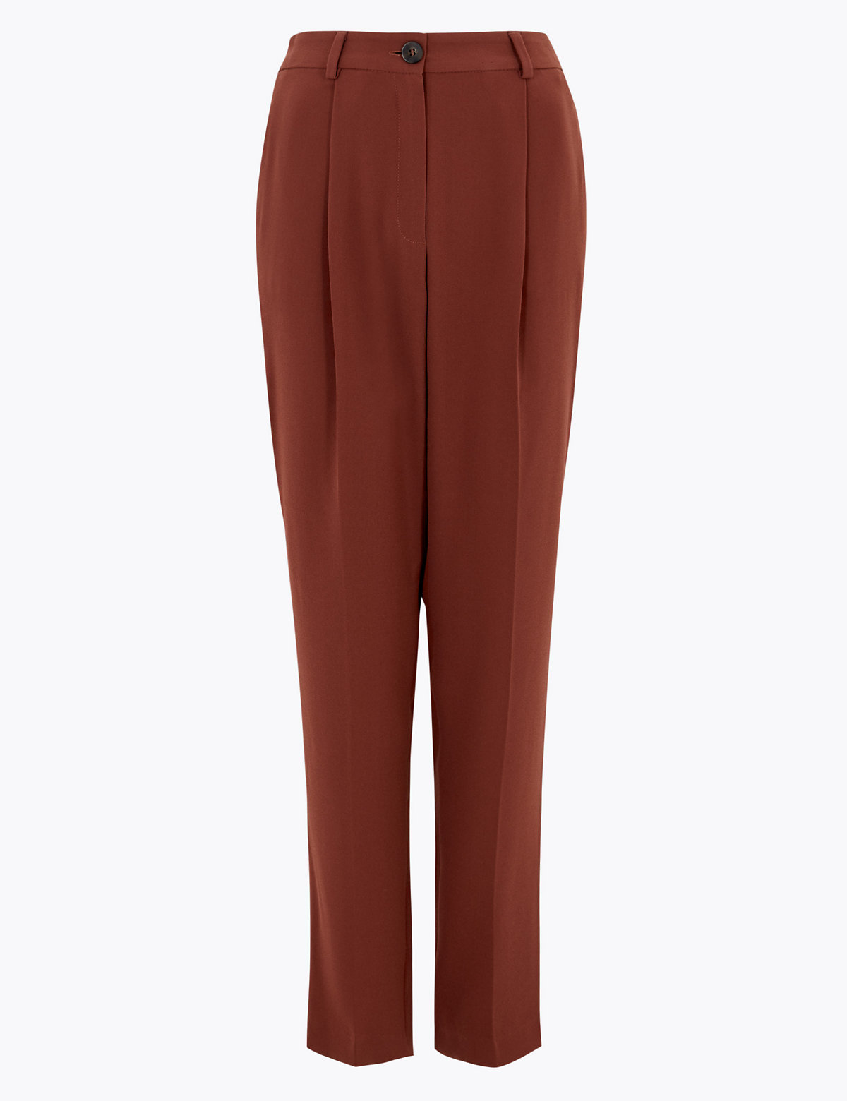 Crepe Tapered 7/8 Trousers