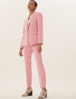 Blazer met &eacute;&eacute;n rij knopen