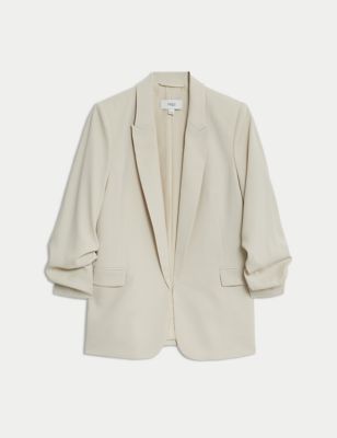 Ruched Sleeve Blazer | M&S Collection | M&S