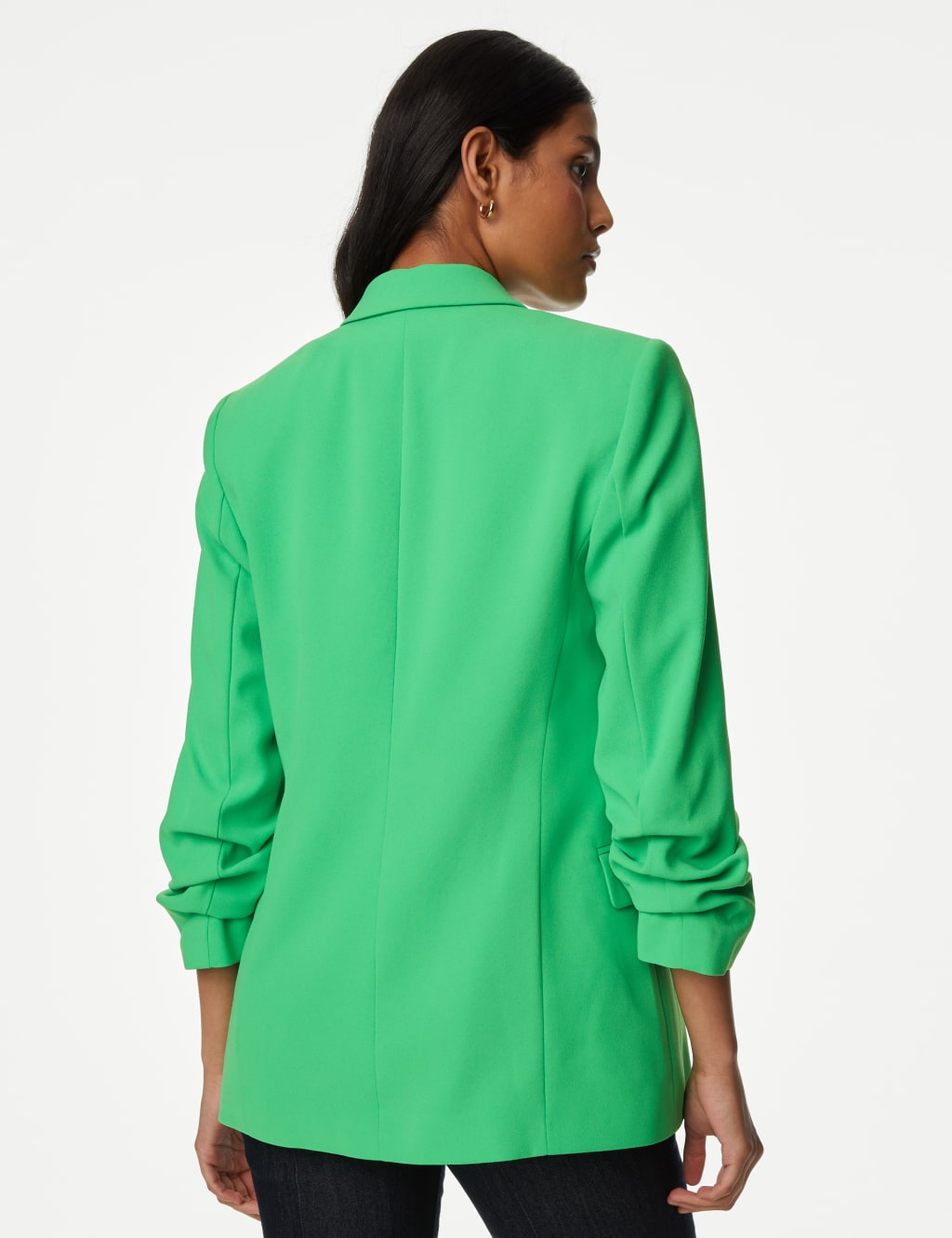 Ruched Sleeve Blazer image 4