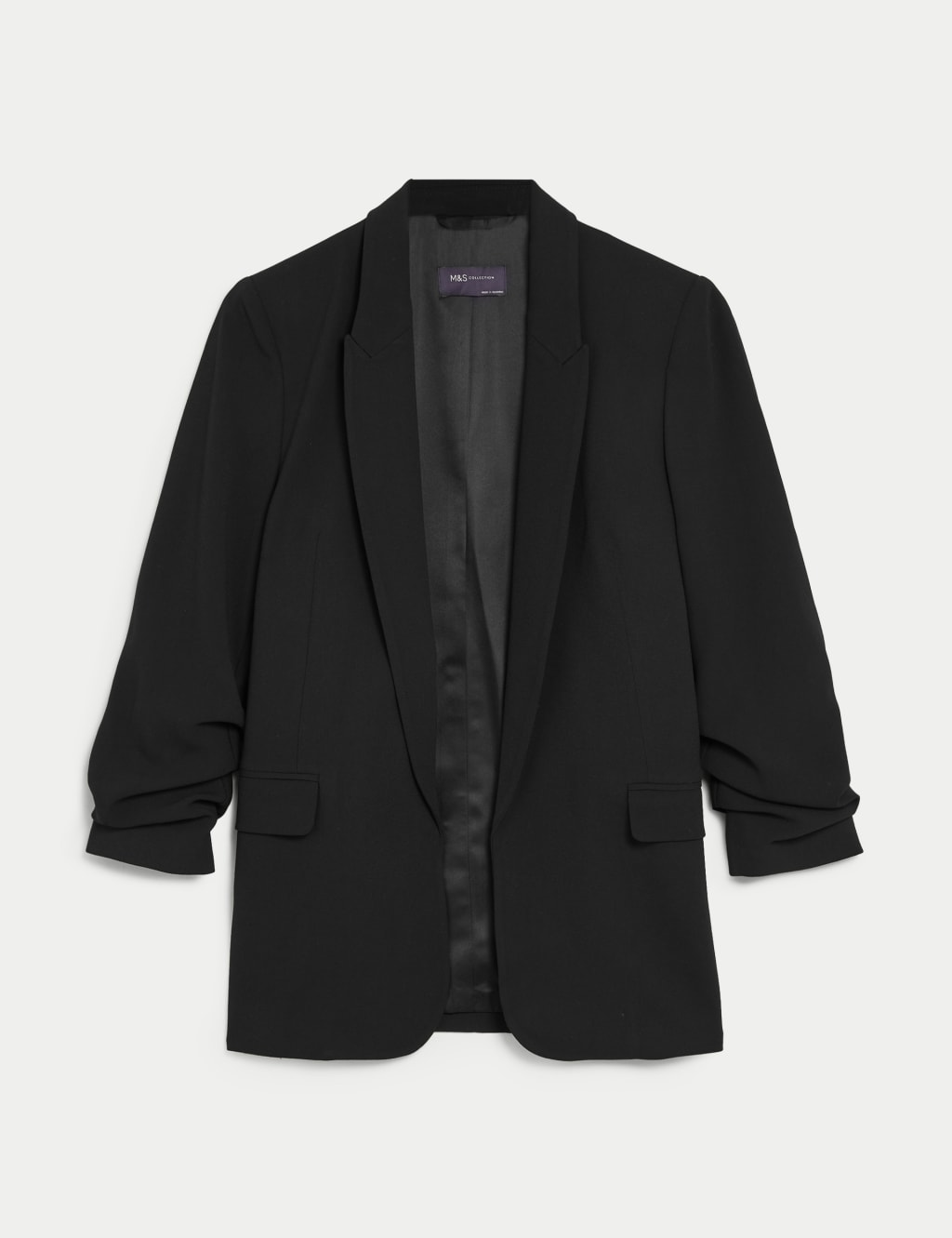 Ruched Sleeve Blazer image 2