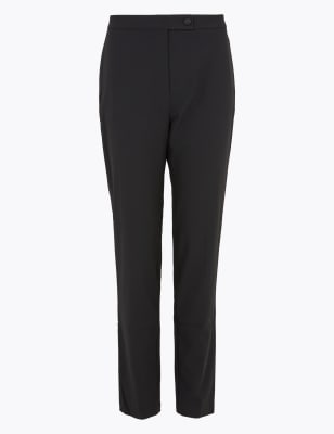 black trousers ankle grazers