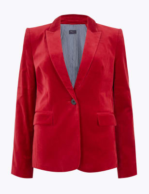 Marks and spencer ladies velvet outlet jacket