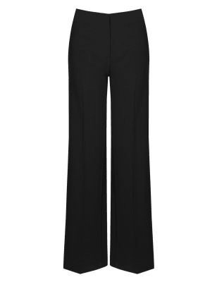 m&s wide leg linen trousers