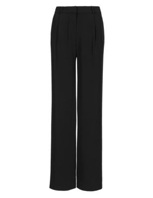 Slouch Wide Leg Trousers | M&S Collection | M&S