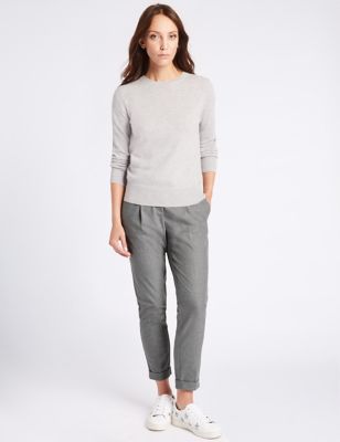 Tapered Leg Trousers | M&S Collection | M&S