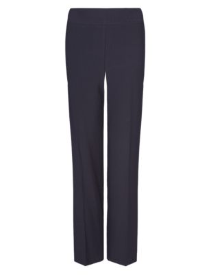 Side Zip Wide Leg Trousers | M&S Collection | M&S