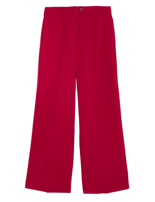 

Womens M&S Collection Krepp-Hose mit weitem Bein - Scarlet, Scarlet