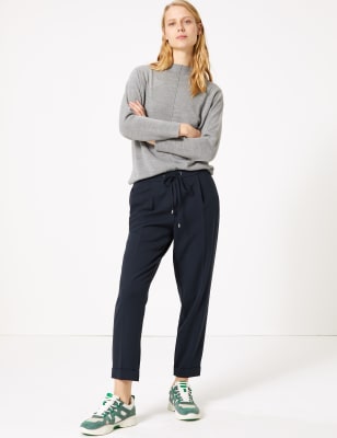 marks and spencer ankle grazer trousers