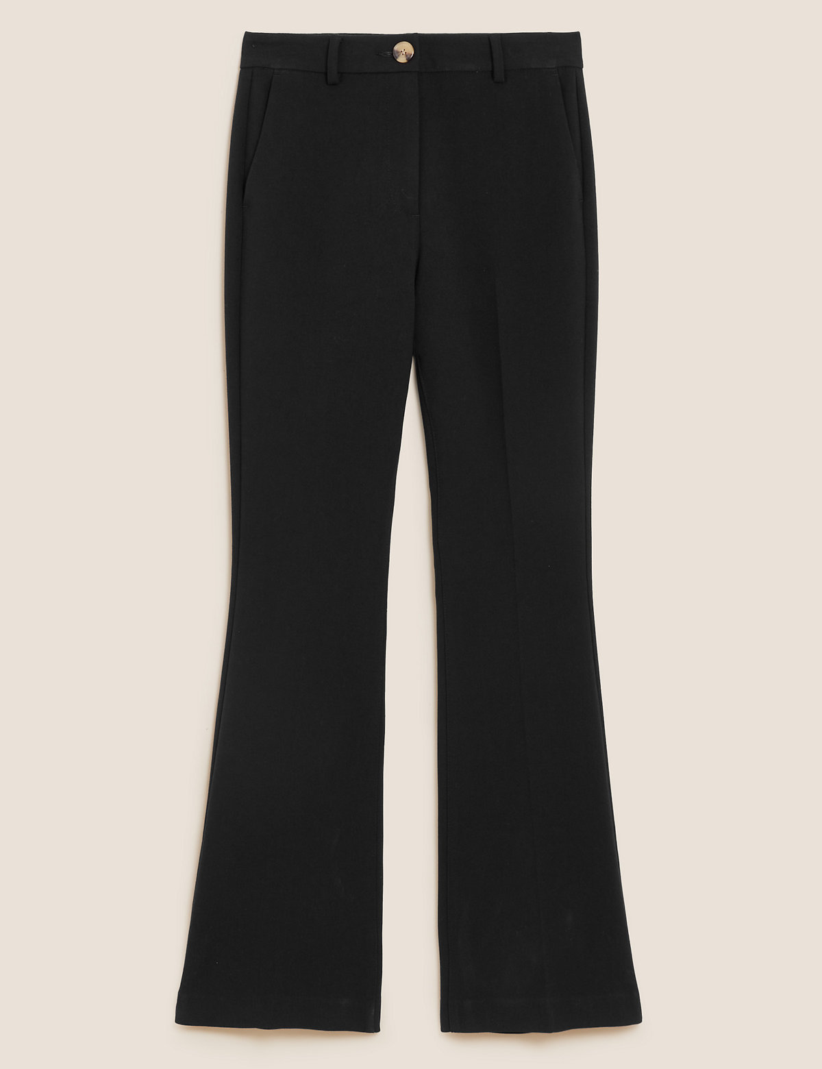 Slim Fit Flared Trousers