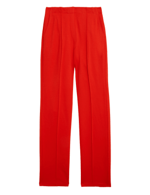 

M&S Collection Pantalón straight de puntoWomens - Tomato, Tomato