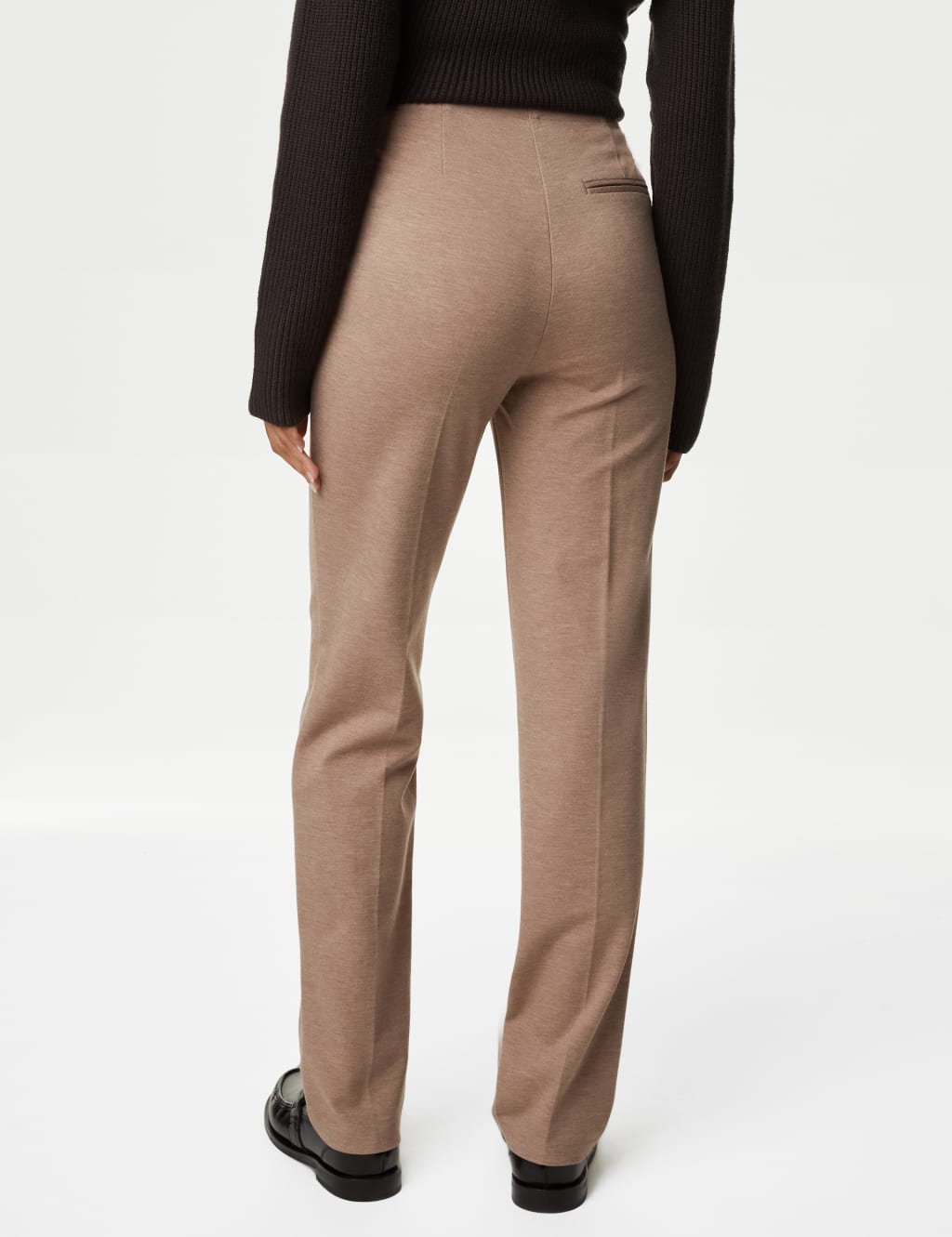 Jersey Straight Leg Trousers image 4