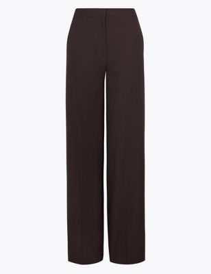 High Waisted Wide Leg Trousers | M&S Collection | M&S