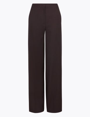 High Waisted Wide Leg Trousers | M&S Collection | M&S