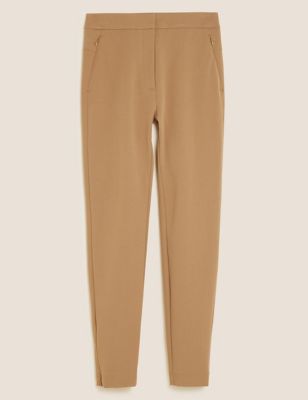 M&S Womens Skinny Ankle Grazer Trousers with Stretch