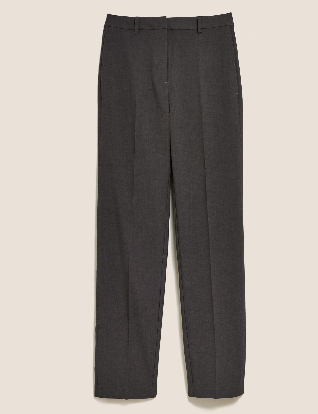 Straight Leg Trousers with Stretch image 2