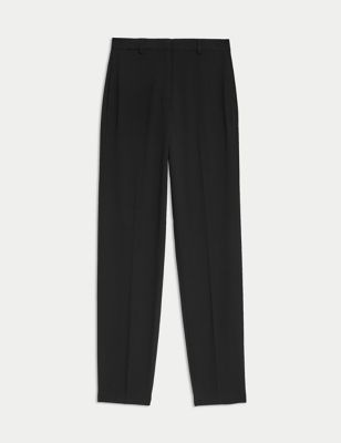 M&S Womens Straight Leg Trousers with Stretch