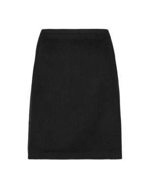 Mini Skirt with New Wool | M&S Collection | M&S