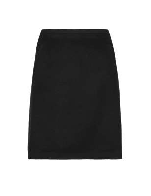 Mini Skirt with New Wool | M&S Collection | M&S