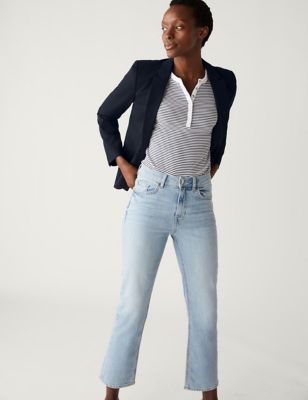 Marks And Spencer Womens M&S Collection Slim Single Breasted Blazer - Navy, Navy