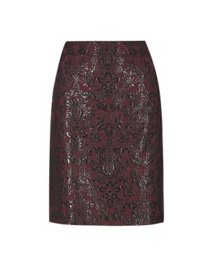 Baroque Print A-Line Skirt | M&S Collection | M&S