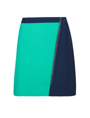 Wrap Asymmetric Mini Skirt | M&S Collection | M&S